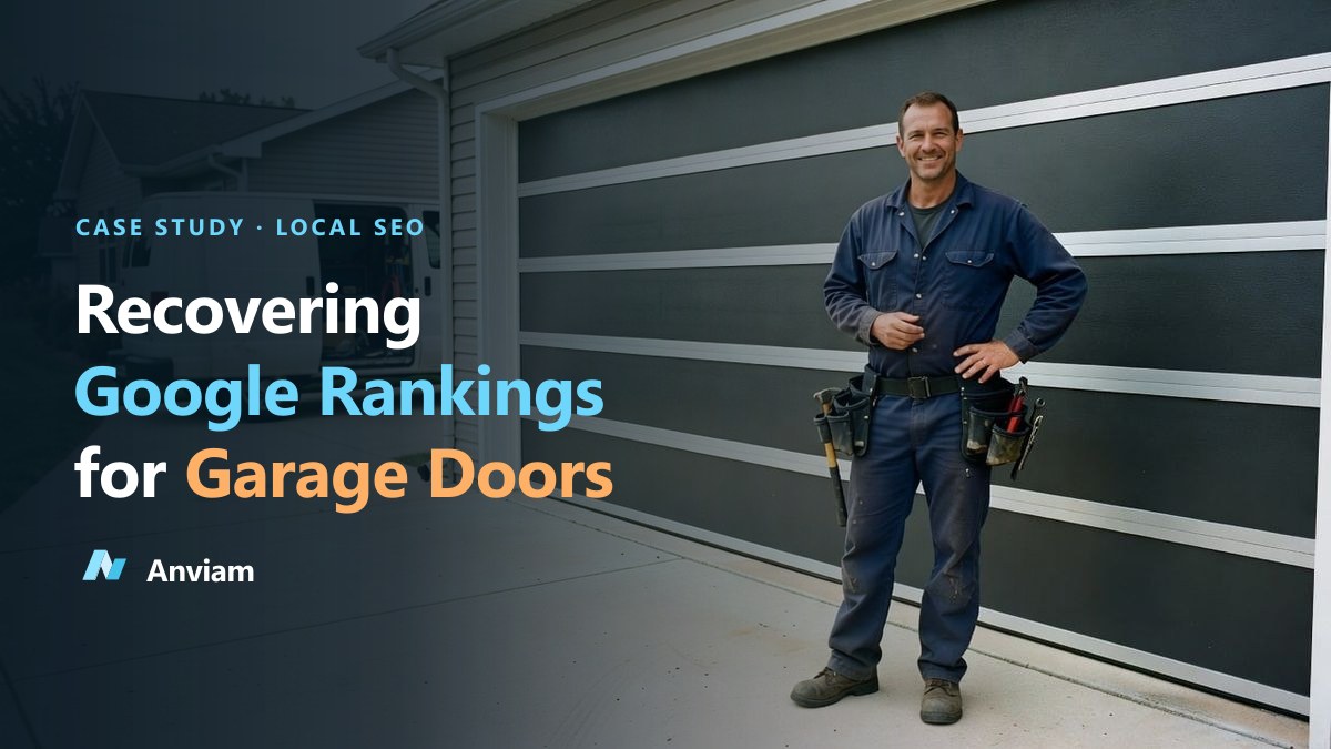 How a Garage Door Brand Recovered Google Rankings